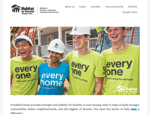 Tablet Screenshot of habitatwindsor.org
